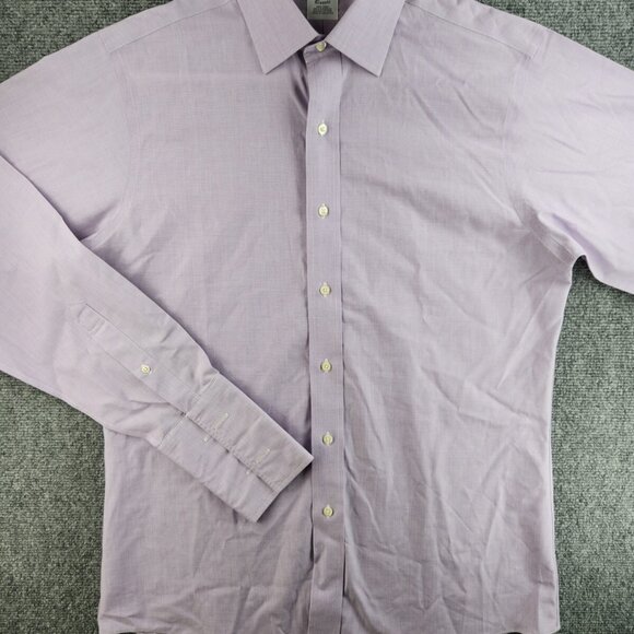 Brooks Brothers Purple Non-Iron Classic 15.5 35 Cotton Button Up Mens Shirt - Picture 2 of 16